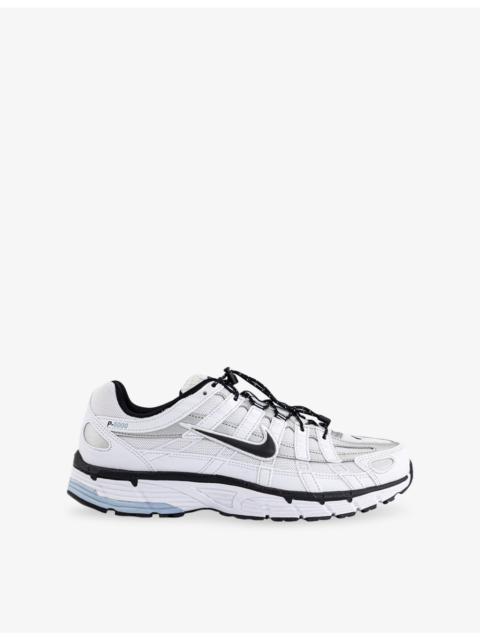 Nike P-6000 Leather and Mesh Trainers