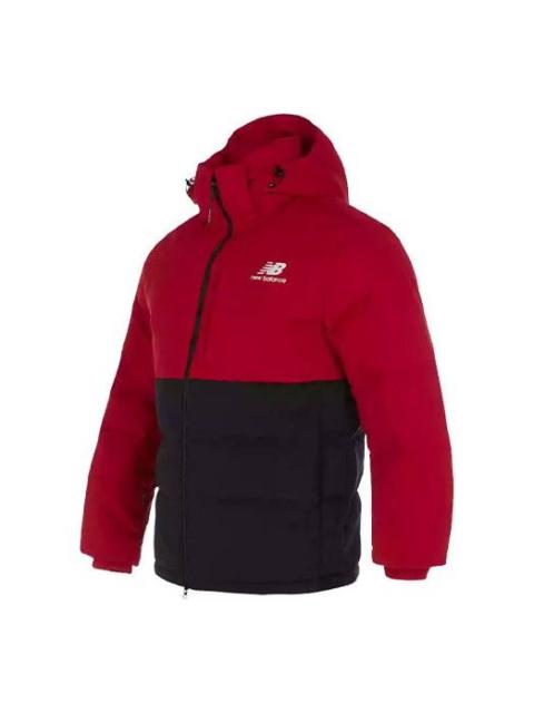 New Balance Windproof Lifestyle Down Jacket 'Red Black' AMJ93551-REP