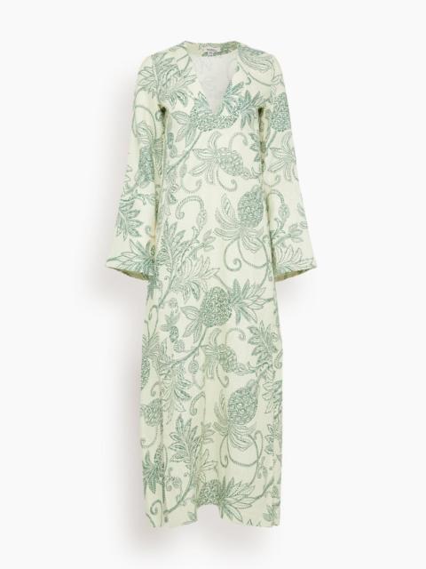 lemlem Theodora Dress in Mokata Green