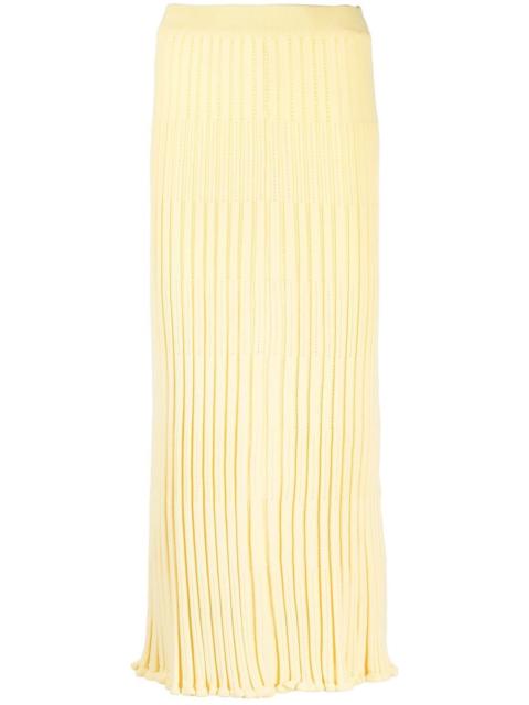 AERON Zero ribbed-knit skirt