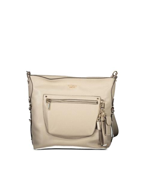 GUESS USA pebbled-effect zip-pocket tote bag