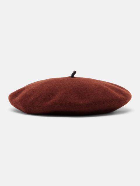 Brunello Cucinelli Monili wool beret