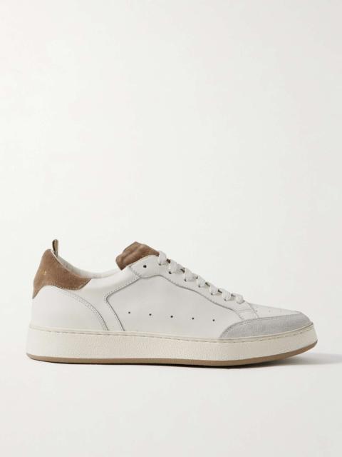 スニーカー OFFICINE CREATIVE Sneakers & Slip-On (HALO 001 DEER BIANCO) Mens White Leather Low Top Sneakers: HALO 001 – Officine