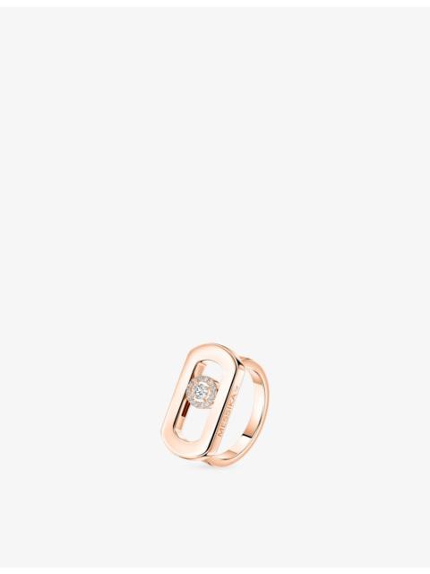 MESSIKA So Move 18ct gold and 0.1ct diamond ring