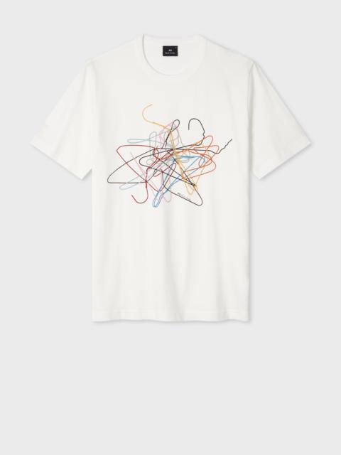 Paul Smith White 'Hanger' Print T-Shirt