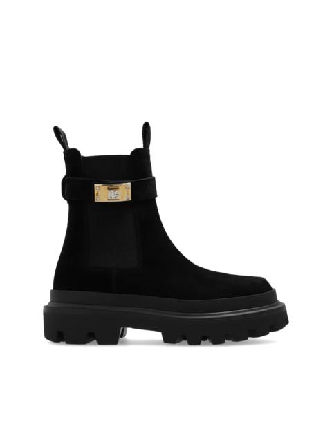 logo-plaque Chelsea boots