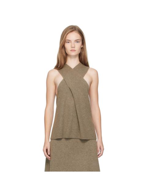 LISA YANG Taupe 'The Lyra' Top