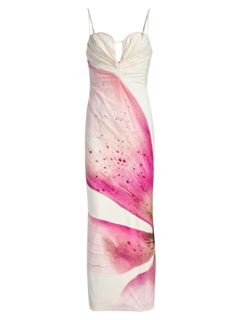 SIGNIFICANT OTHER Women's Quentin Floral Crinkle Cotton Maxi Dress - Petal Garden