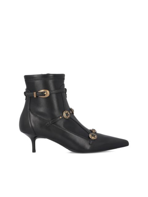 PINKO buckle-embellished leather boots