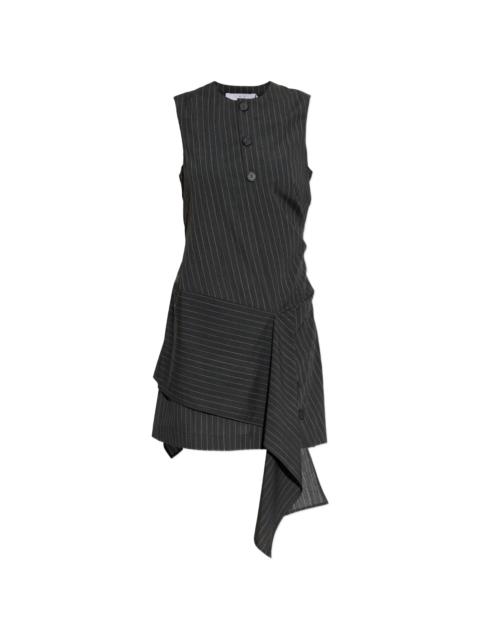 IRO Iro Klea Pinstripe Layered Mini Dress