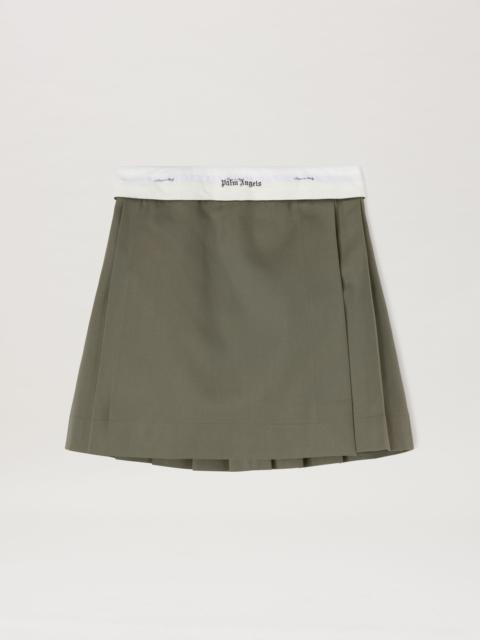 Palm Angels Reversed Waistband Chino Skirt