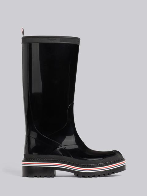 Thom Browne Molded Rubber Knee High Rain Boot