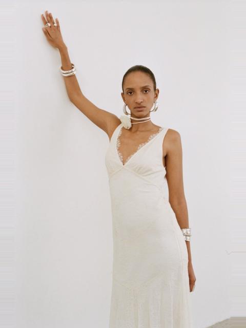 De La Vali ADOLPHUS MAXI DRESS IN IVORY LACE