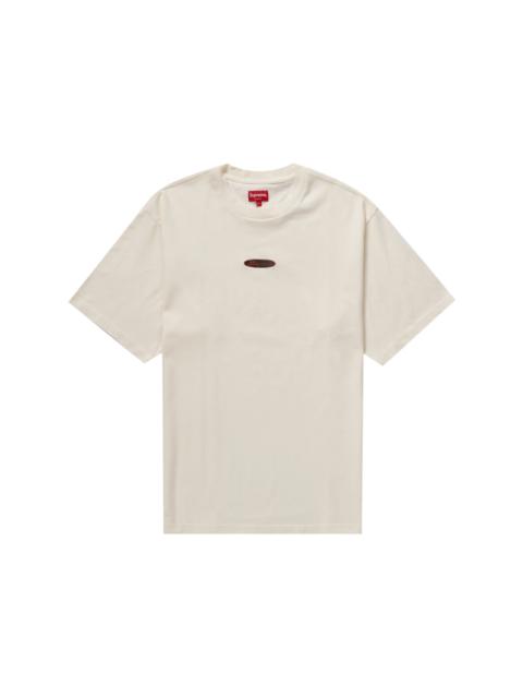 Supreme 대 타원형 짧은 소매 탑 'White 이름 *
