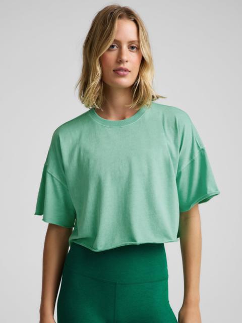 BEYOND YOGA SoftKnit Better Than Ever Cropped Cotton Tee