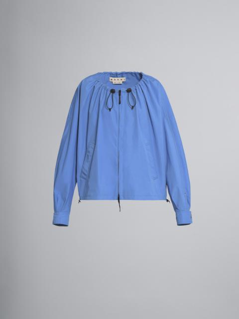 Marni PALE BLUE MICRO FAILLE WINDBREAKER