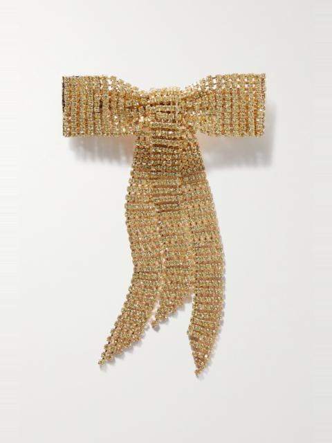 Rosantica Gold-tone crystal hair clip