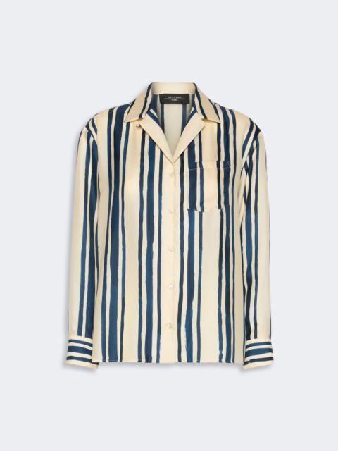 WEEKEND Max Mara CORONA Printed silk shirt - NAVY