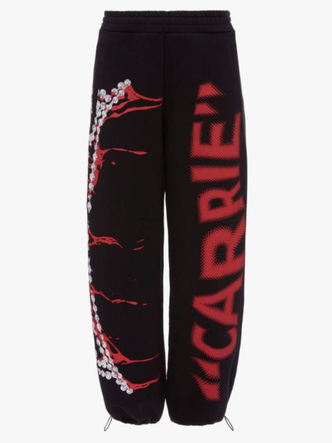 JW Anderson CARRIE - TIARA PRINT JERSEY TRACKPANT TROUSERS
