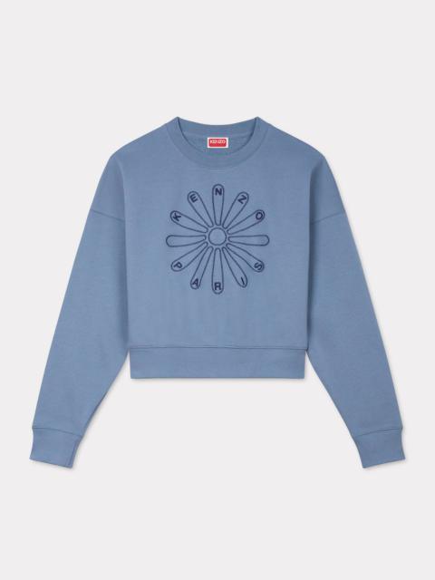 KENZO 'KENZO Marguerite' cropped embroidered sweatshirt