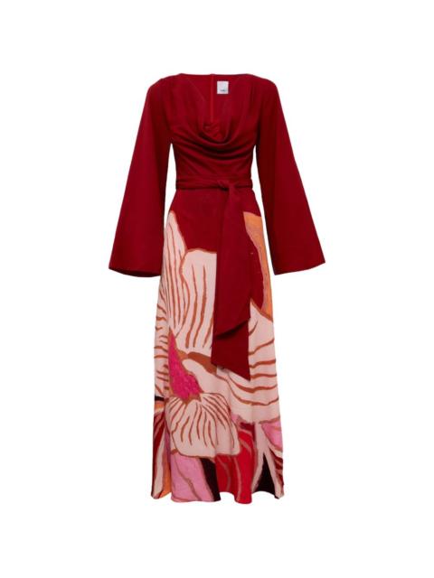 Acler Lindon cowl-neck midi dress