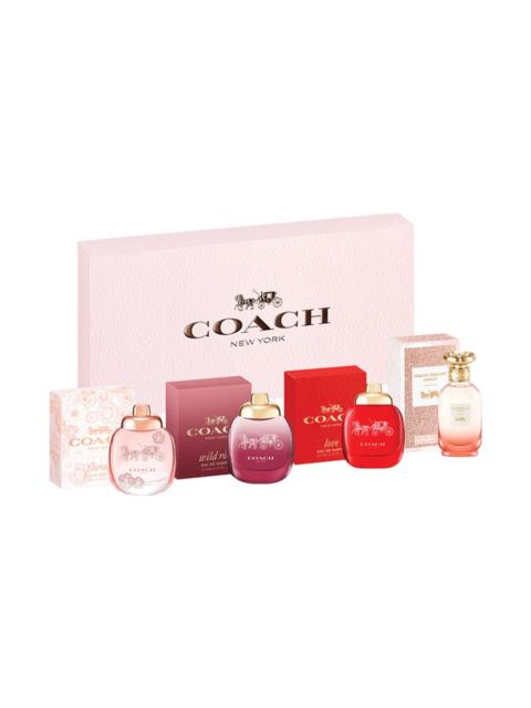 COACH Coach Deluxe Womens Mini Cofferet Set 0.15 fl. oz.(4.5ml) 4-piece Set