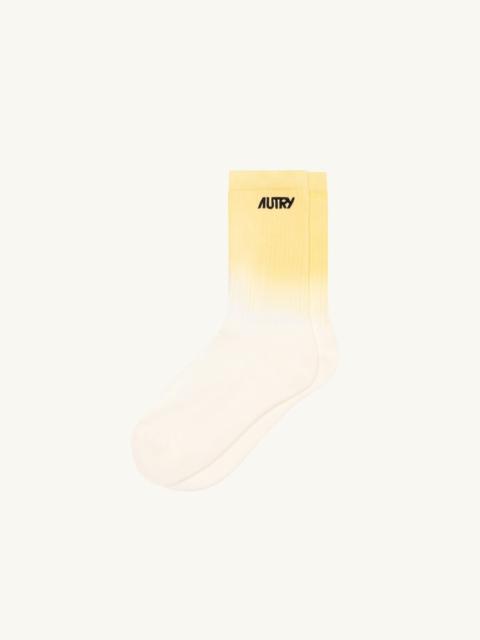 AUTRY SOCKS WITH EMBROIDERY TIE-DYE LOGO UNISEX