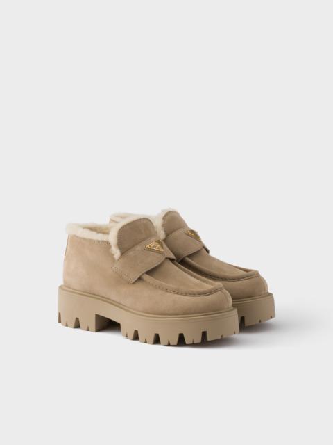 Prada Suede loafers