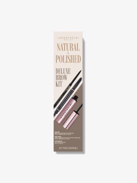 Anastasia Beverly Hills Natural & Polished Deluxe Brow Kit - Ebony