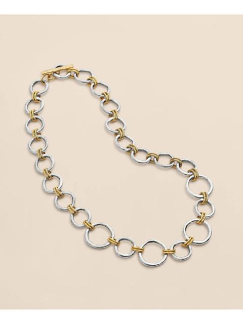 Brooks Brothers Loni Paul Mixed-Metal Necklace in Sterling Silver & 14K Plated Gold