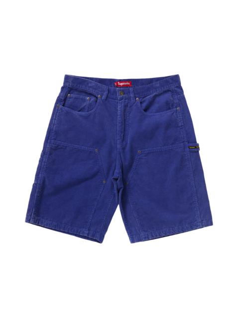 Supreme Supreme Washed Corduroy Double Knee Painter Short Blue
