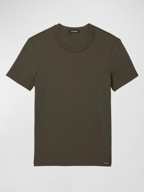 TOM FORD Men's Solid Stretch Jersey T-Shirt