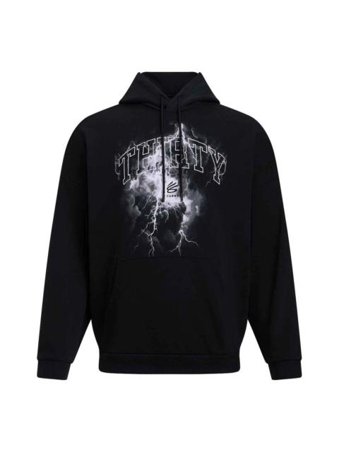 Under Armour Under Armour Curry Tour Graphic Hoodie 'Black White' 6003495-001