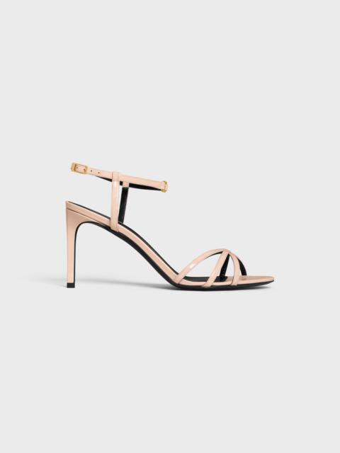 CELINE CELINE SOIR SANDAL IN PATENT CALFSKIN