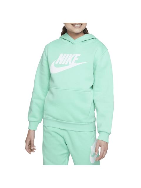 Nike Sportswear Club Fleece Hoodie GS "Emerald Rise / White" FD2988 349