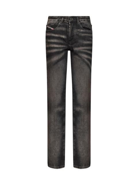 Diesel Black denim D-Liet-Fsj regular mid-rise jeans