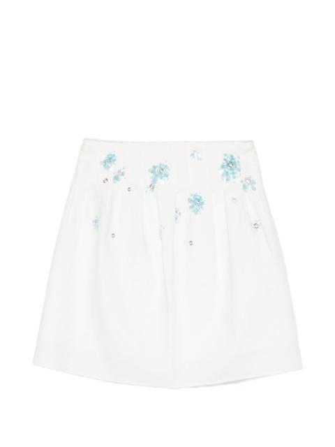 SHUSHU/TONG sequin-embellished mini skirt