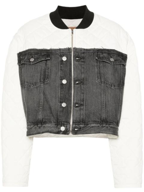 MM6 Maison Margiela panelled bomber jacket