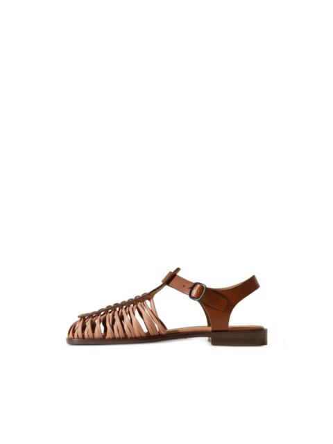 HEREU Alaro square-toe caged sandals
