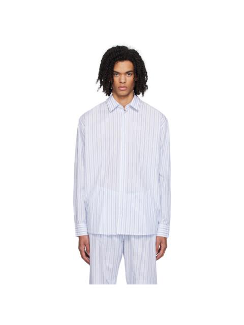 soulland Blue & White Damon Shirt
