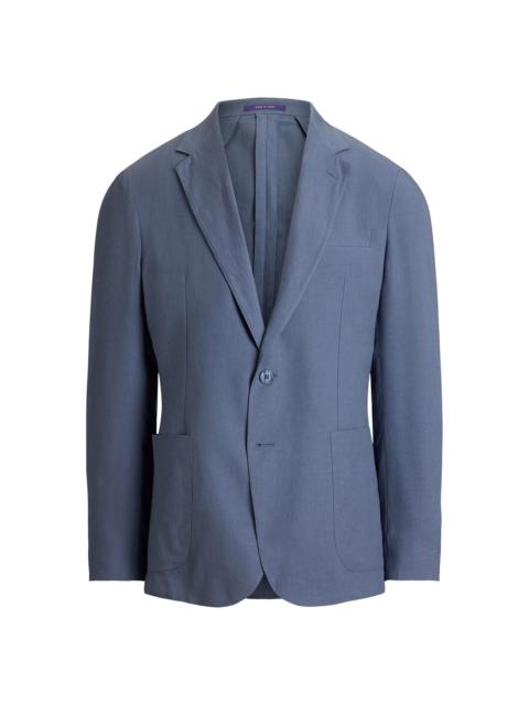 Ralph Lauren Men's Hadley Hand-Tailored Silk-Linen Jacket - Vintage Indigo
