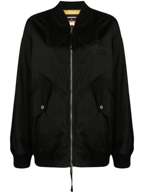 DSQUARED2 embroidered-logo bomber jacket