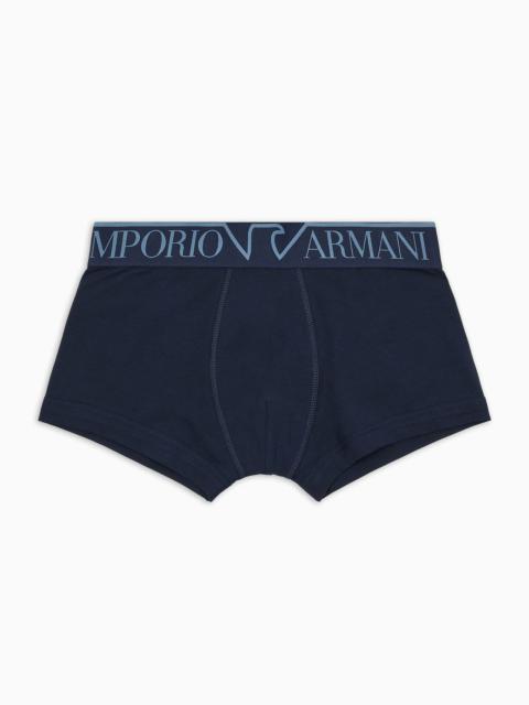 EMPORIO ARMANI ASV Megalogo organic-cotton boxer briefs