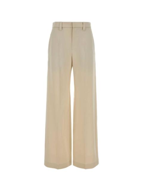 Sand Satin Wide-leg Pant