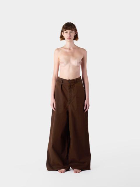 SUNNEI EXTRA OVER PANTS / brown
