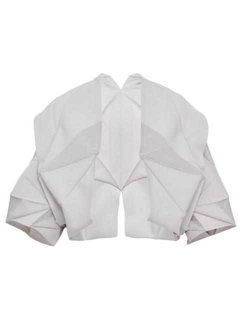 132 5. ISSEY MIYAKE Foil Cardigan