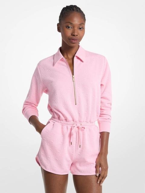 MICHAEL KORS Logo Jacquard Romper