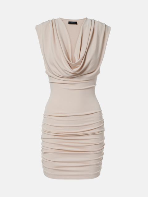WARDROBE.NYC Draped jersey minidress