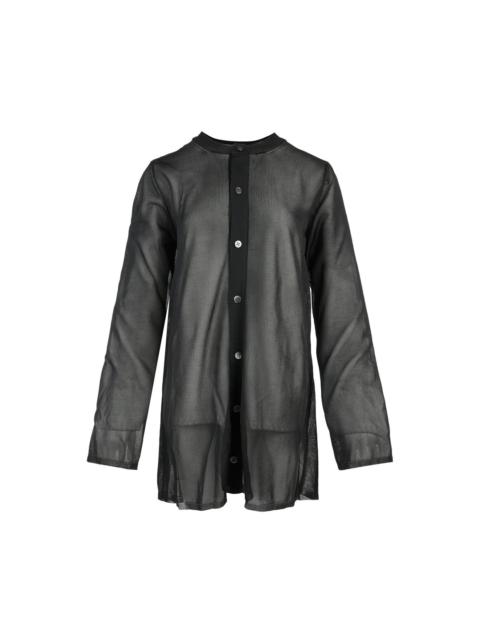 Comme Des Garçons Sheer Lily Yarn Jersey Cardigan