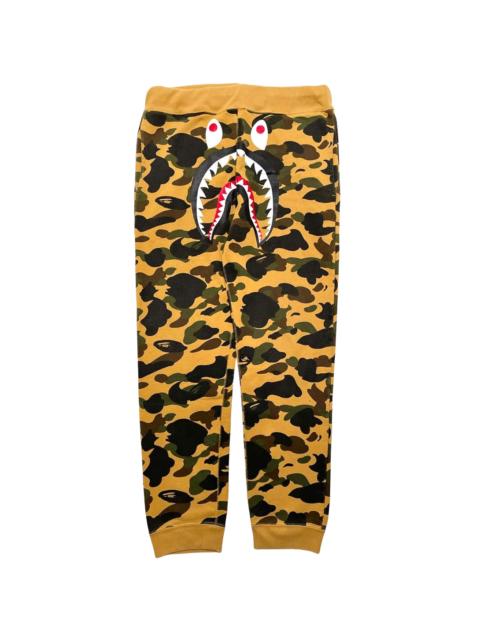 A BATHING APE® 1st Camo Shark Slim Sweatpants "Yellow Green" B1CSSSGY
